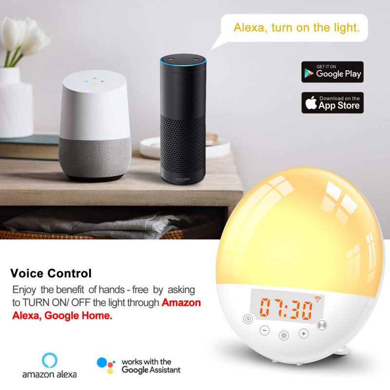 Smart Sunrise Wake-Up Alarm Clock