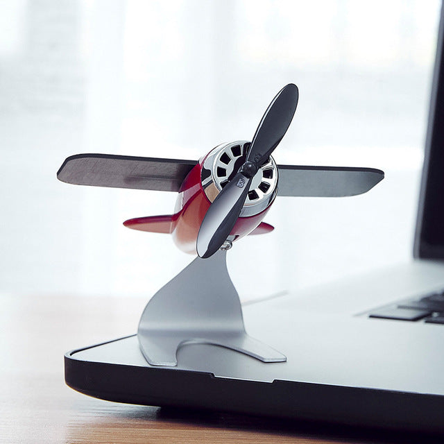 Solar Aircraft Car Aromatherapy Decor