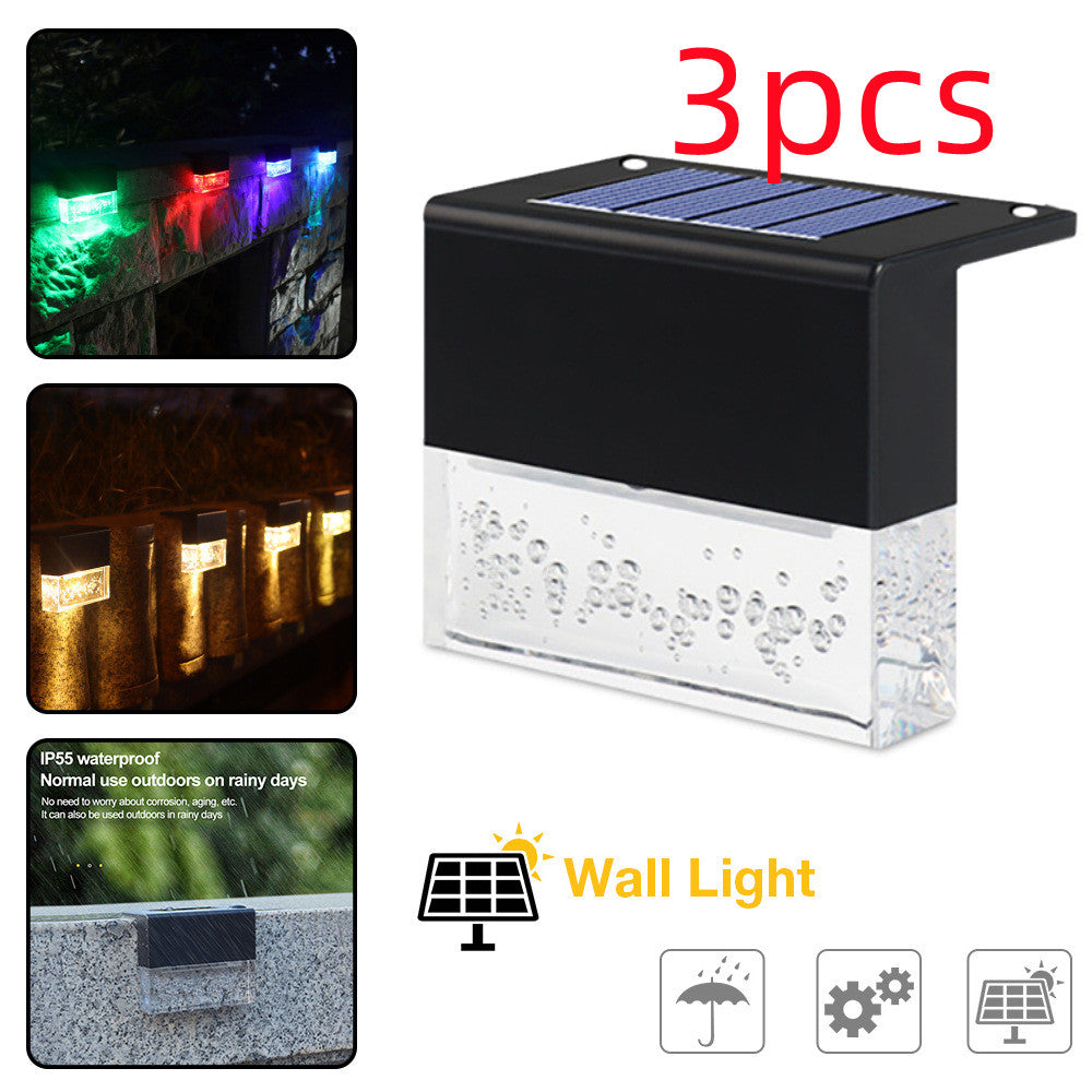 Solar RGB LED Step & Fence Light