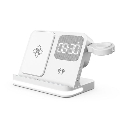 4-in-1 Wireless Charging Alarm Clock