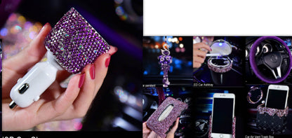 Crystal Car Aromatherapy Decor